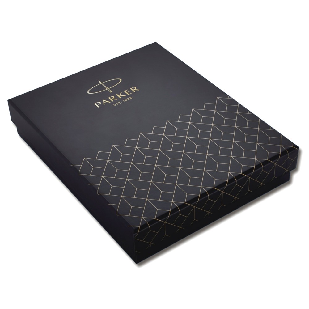 Набор Parker 2020: ручка перьевая Parker IM Core F321, Black CT (Перо M) + чехол для ручки