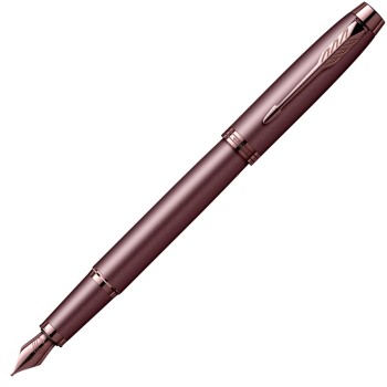Ручка перьевая Parker IM Monochrome F328, Burgundy PVD (Перо M)