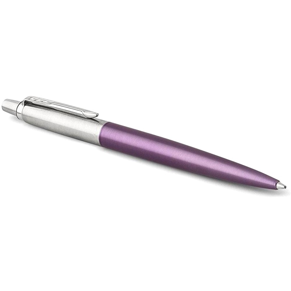 Набор: чехол + шариковая ручка Parker Jotter Core K63, Victoria Violet CT